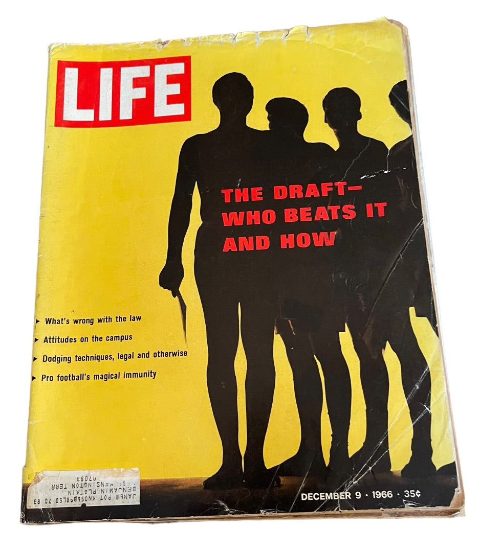 Life Magazine December 9, 1966 The Draft Vietnam