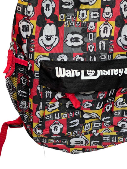 WDW Mickey Mouse Multi Color Backpack Adjustable