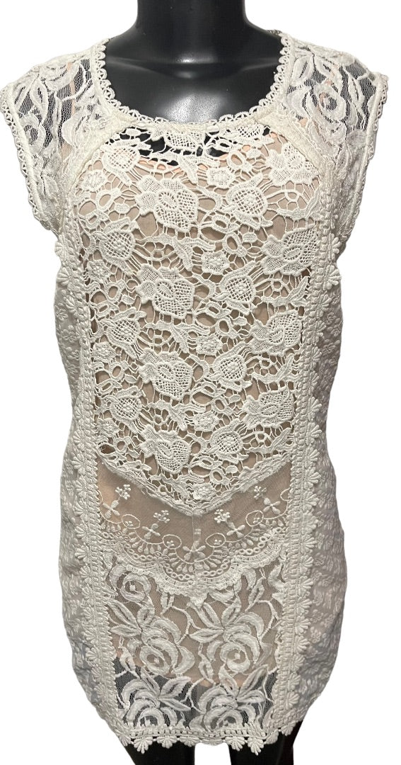 champagne & strawberry dress Tiered Maxi Dress