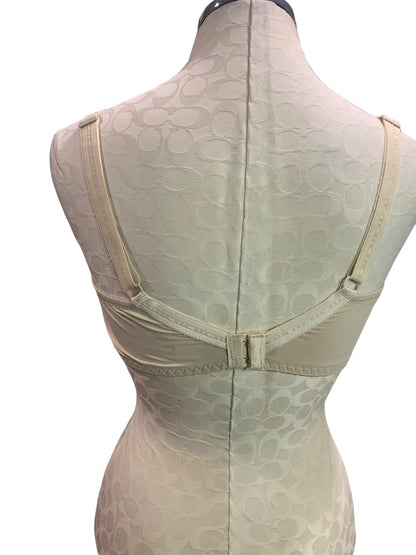 38DD Light Beige Women's New Underwire Push Up Bra Lace Trim
