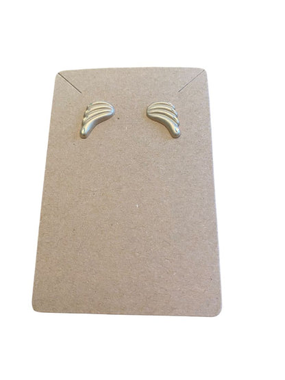 Angel Wing Pierced Earrings