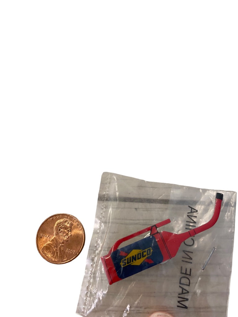 Sunoco Lapel Pin New Race Car Fuel 2" Can Red Promtional