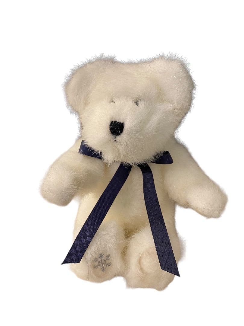 Boyds "C.Z. Sparklefrost" White Bear The Head Bean Collection 8" New