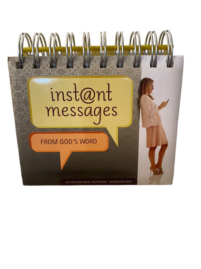 DaySpring Instant Messages from Gods Word Tabletop Spiral Bound Day Brightener