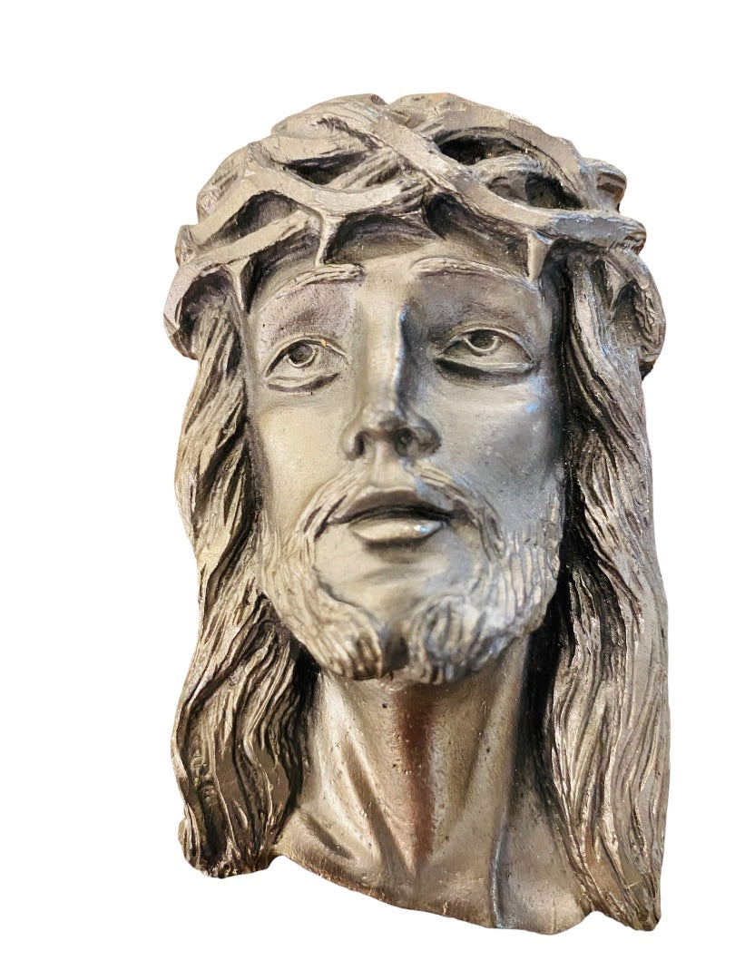 Wooden and Metal Cross 6" x 4.25" Jesus Religous Crown of Thorns