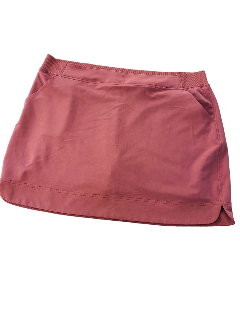 XXL 32 Degree Cool Womens Skort Tennis Golf Mauve Stretch Pull On