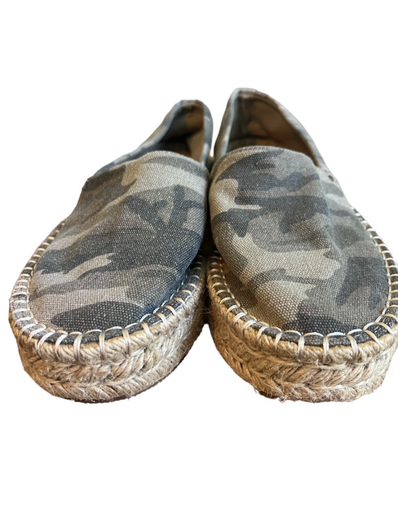 8.5 Splendid Laney Sage Camo Platform Espadrille Normcore Gorpcore Shoes