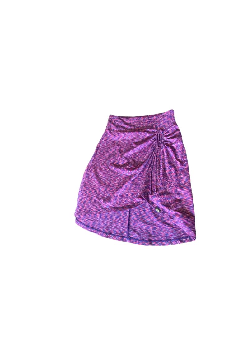 Size Small North Face Space Dye Pink Purple Athletic Skirt Hi Lo