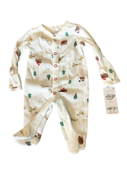 Newborn Carter's Christmas Footie Footed One Piece Christmas Outfit NWT