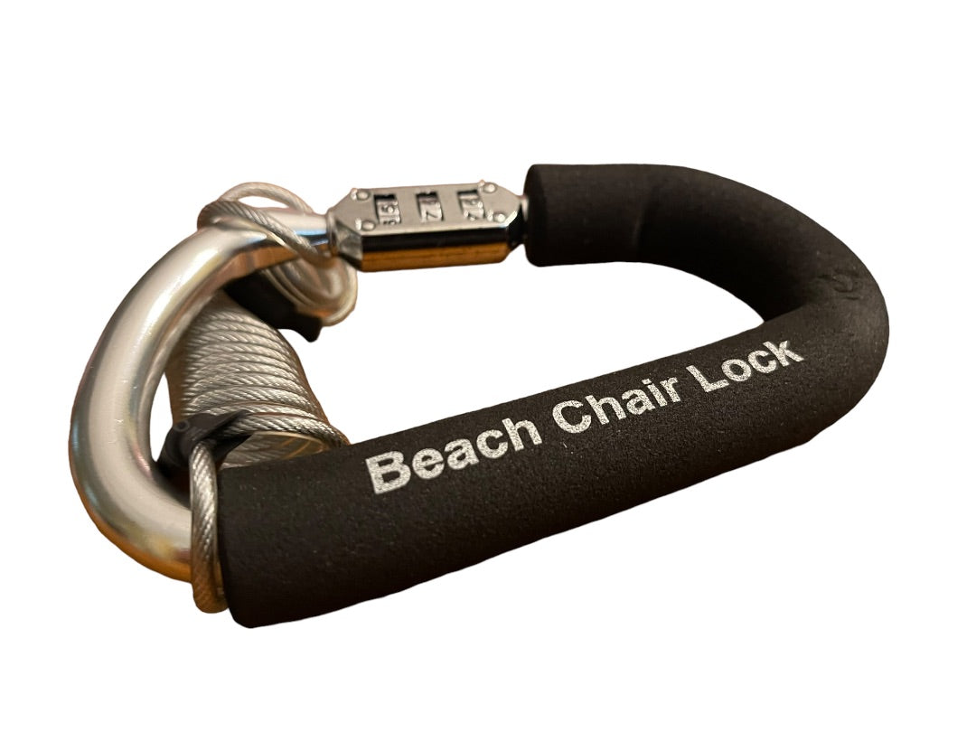 Redbyrd Innovations Beach Chair Lock with 2 Zipper Locks New