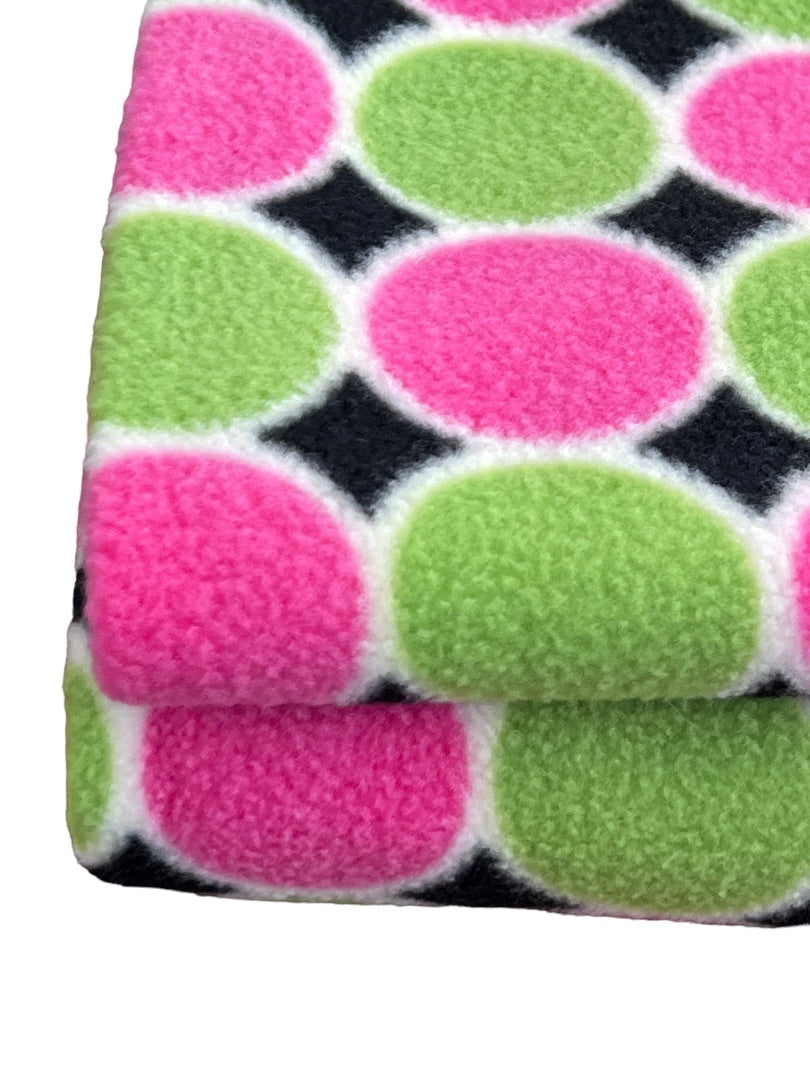 New Buckhead Betties Fleece Polka Dot Blanket 4'x5'