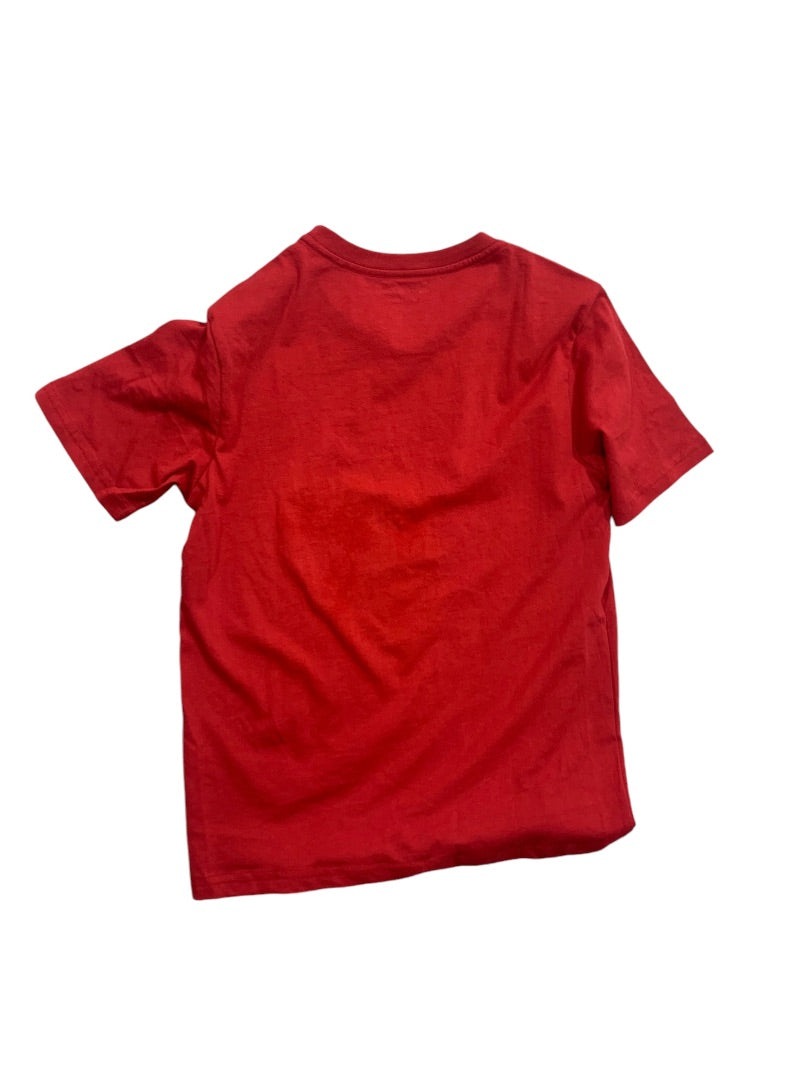 Medium (12/14) Tommy Hilfiger Boys New Scarlet Sage Red Tshirt Short Sleeve