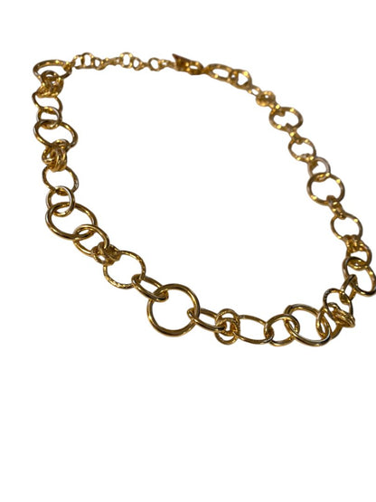 Serefina Goldtone Chain Link Necklace Chunky  Adjustable 18-21 Inches