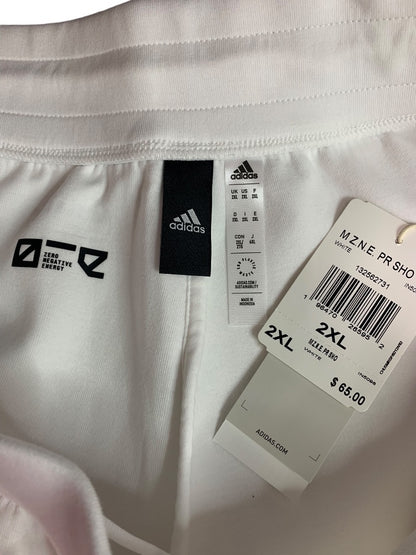 2XL Adidas Mens Zone Pro White Pull On Shorts New IN5098