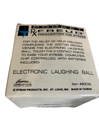 1990s Pocket Freud RX Electronic Laughing Ball Working for Stress Hyman