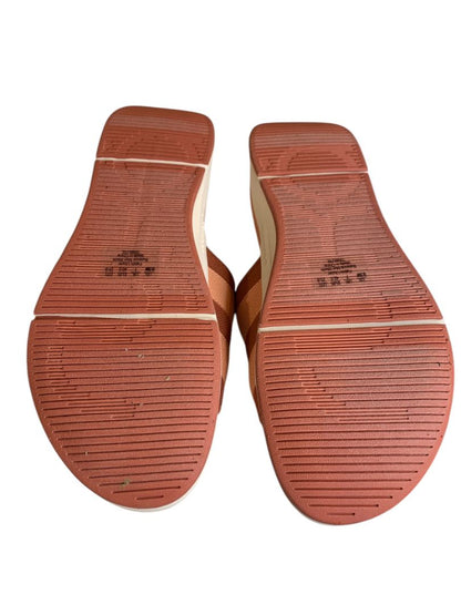 Size 9.5 Ryka Womens Salmon Tribute Adjustable Slides