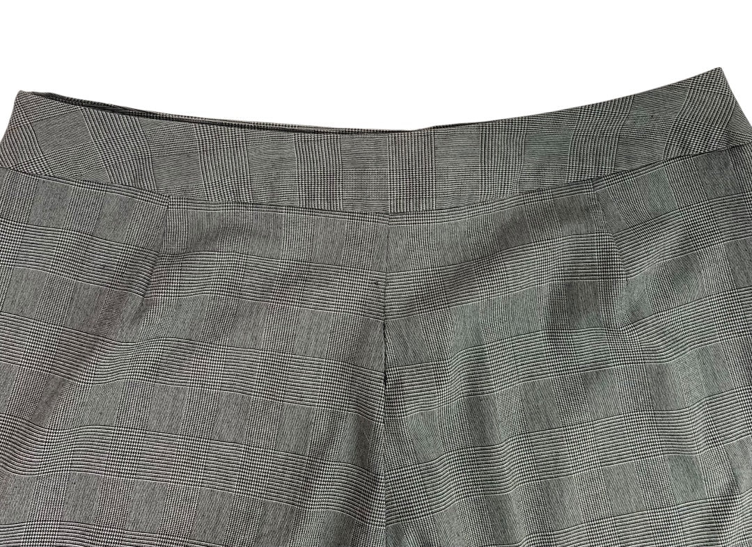 Size 16 Dressbarn Womens Plaid Dress Pants Trousers Black White