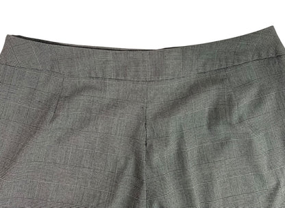 Size 16 Dressbarn Womens Plaid Dress Pants Trousers Black White