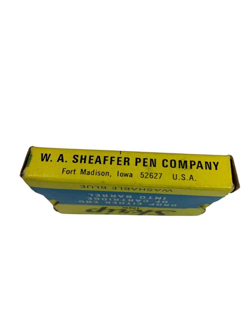 Vintage Sheaffer Skrip Ink Cartridge 5 -Pack Washable Blue