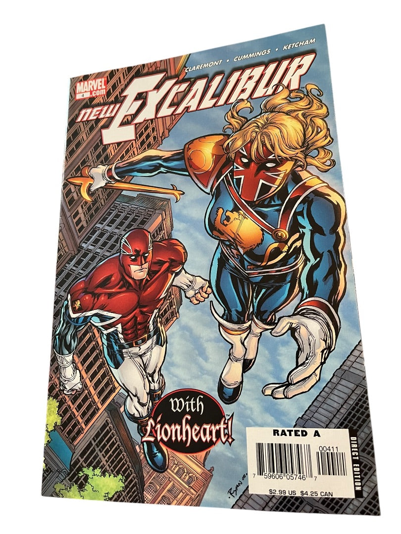 Marvel #4 New ExCalibur with Lionheart  Claremont Cummings Ketcham