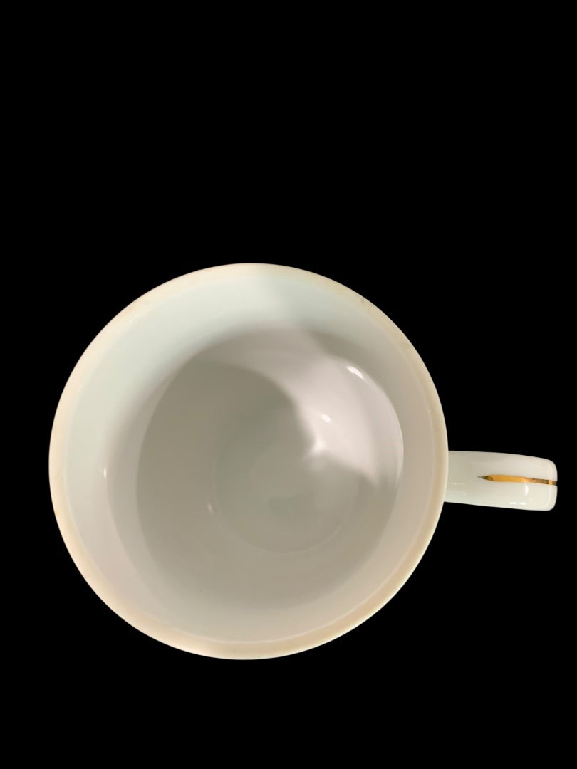 1981 Norman Rockwell HMI Mug Gold Trim "The Music Maker"