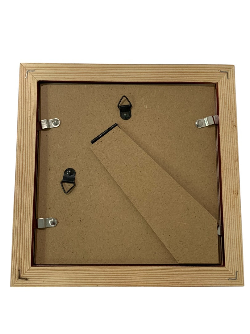 Framed Retro Style Label Champion New Orleans 7.1 Inch Square