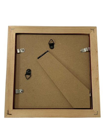 Framed Retro Style Label Champion New Orleans 7.1 Inch Square