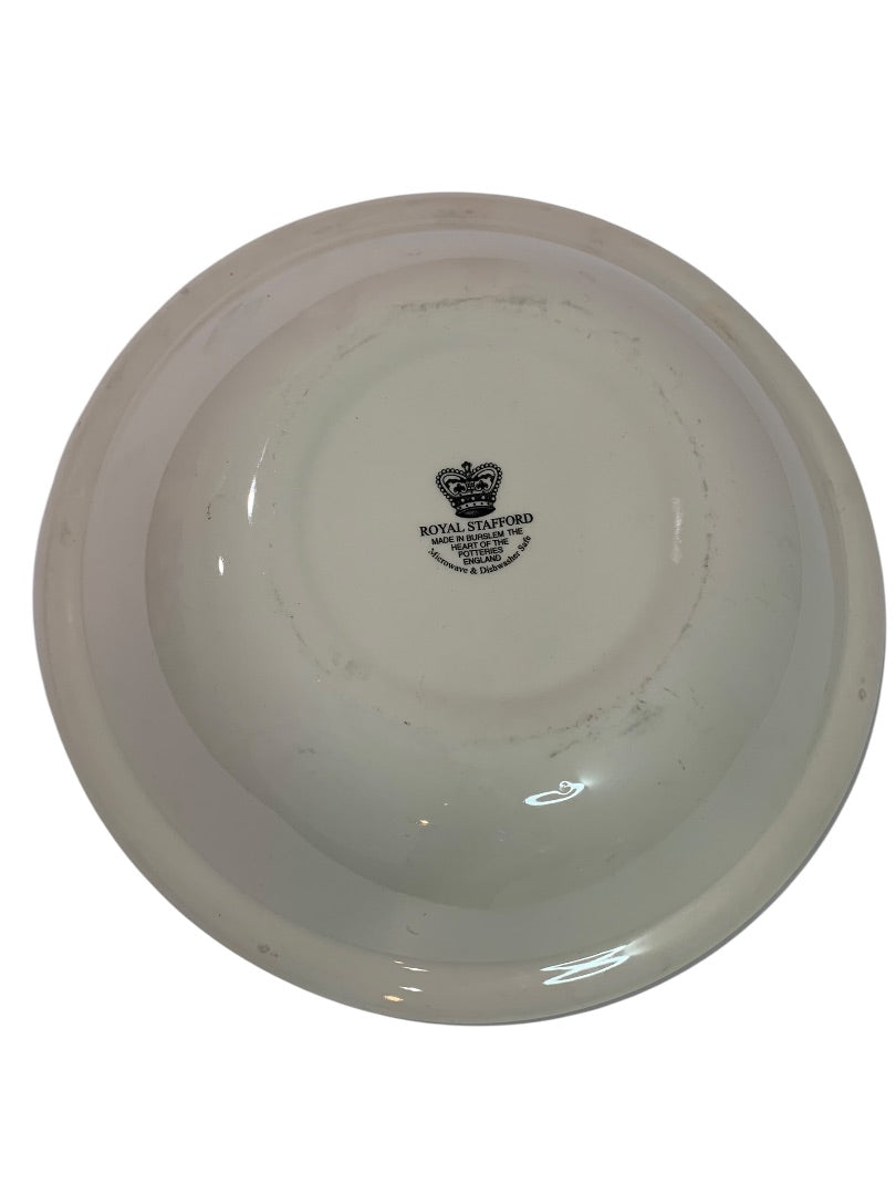 Royal Stafford Asiatic Pheasant Serving Bowl Brown 10.25 Inch Diameter