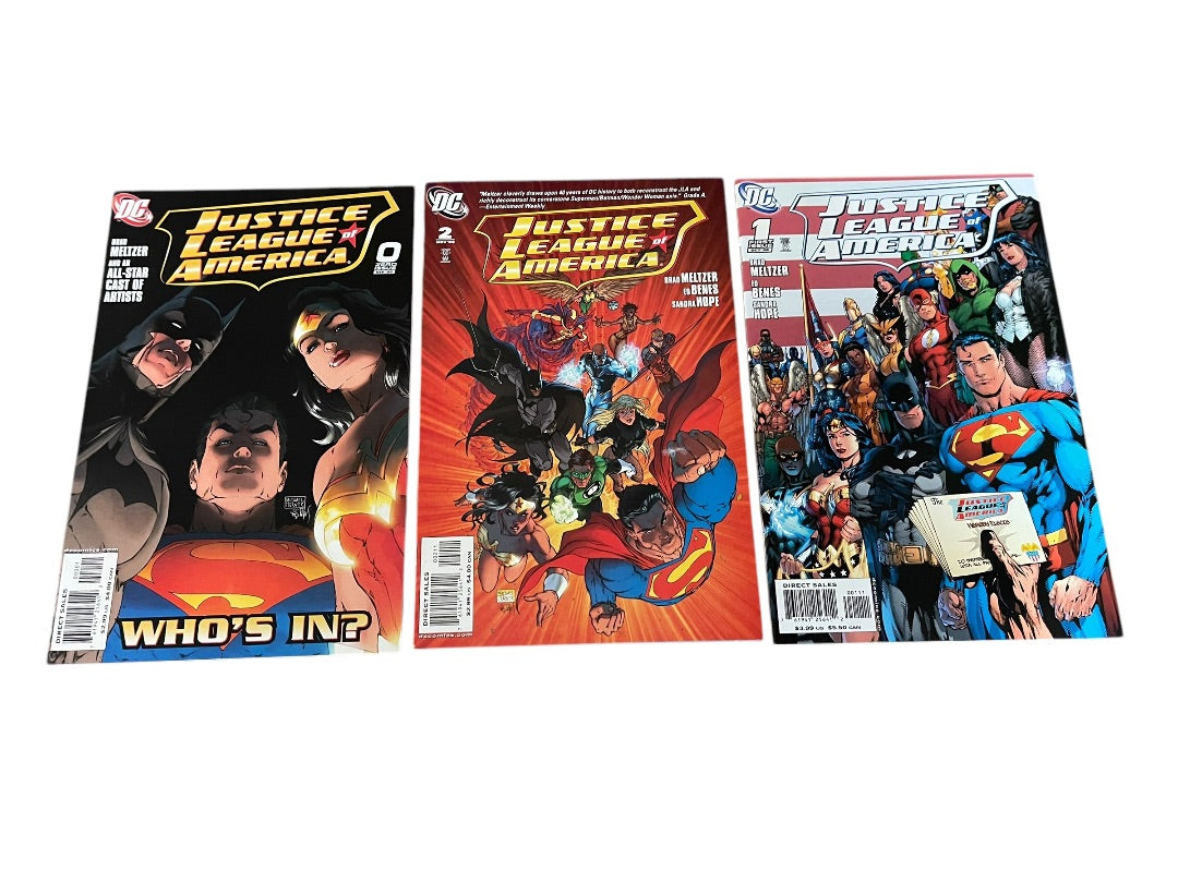 DC Justice League of America #0-2 Meltzer Benes Hope