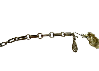 Vintage Goldtone Statement Choker 12.5-16 Inch Necklace Hook Closure