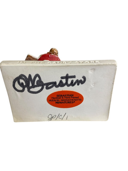 Sebastian Miniatures In the Candy Store Signed Figurine Vintage 6221