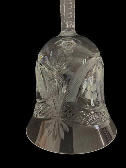 Vintage Cut Crystal Tulip Bell Grape Cluster 7.25 Inch