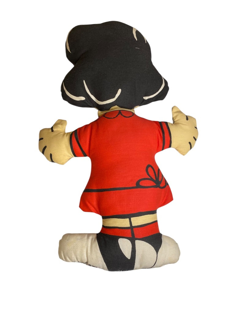 Vintage Lucy Peanuts Pillow Doll Fabric Kit Stuffed 17 Inch