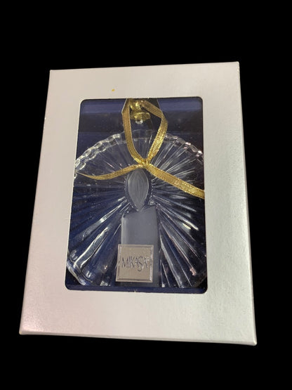 Mikasa Crystal Ornament Christmas Shining Candle 3.25" QQ180/525