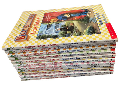 Set of 11 Baby Sitters Little Sister #1-11 Ann M Martin Paperback