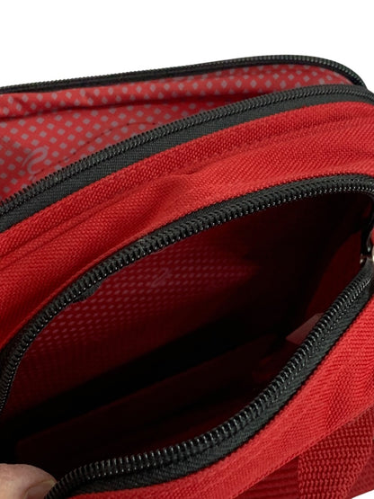 Ricardo Beverly Hills Crossbody Travel Bag Red Organizer