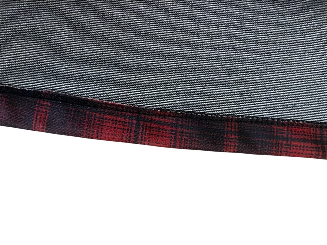 4X Maurices Stretch Plaid Skirt Pockets Red & Black New