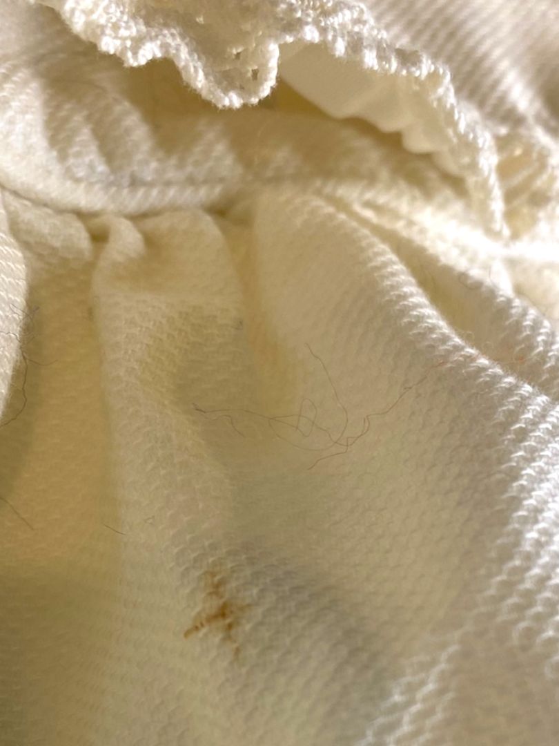 Infant Dress and Bonnet Vintage Breman and Tanner Ivory Lace Trim