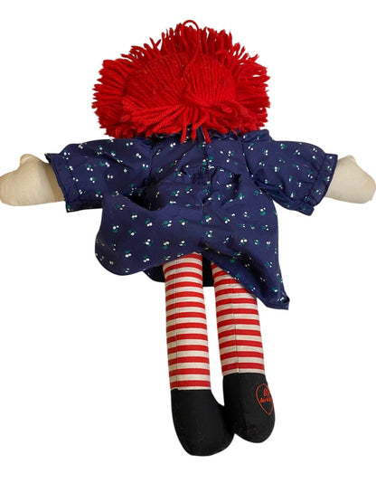 Vintage Dakin Raggedy Ann Doll Ragdoll 18" 85th Anniversary
