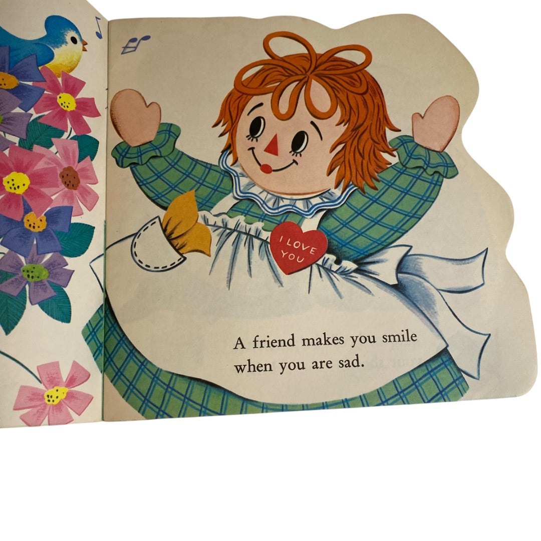 1976 Golden Book The Raggedy Ann and Andy Book Paperback