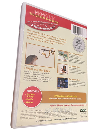 I Want My Hat Back Storybook Treasures Scholastic DVD