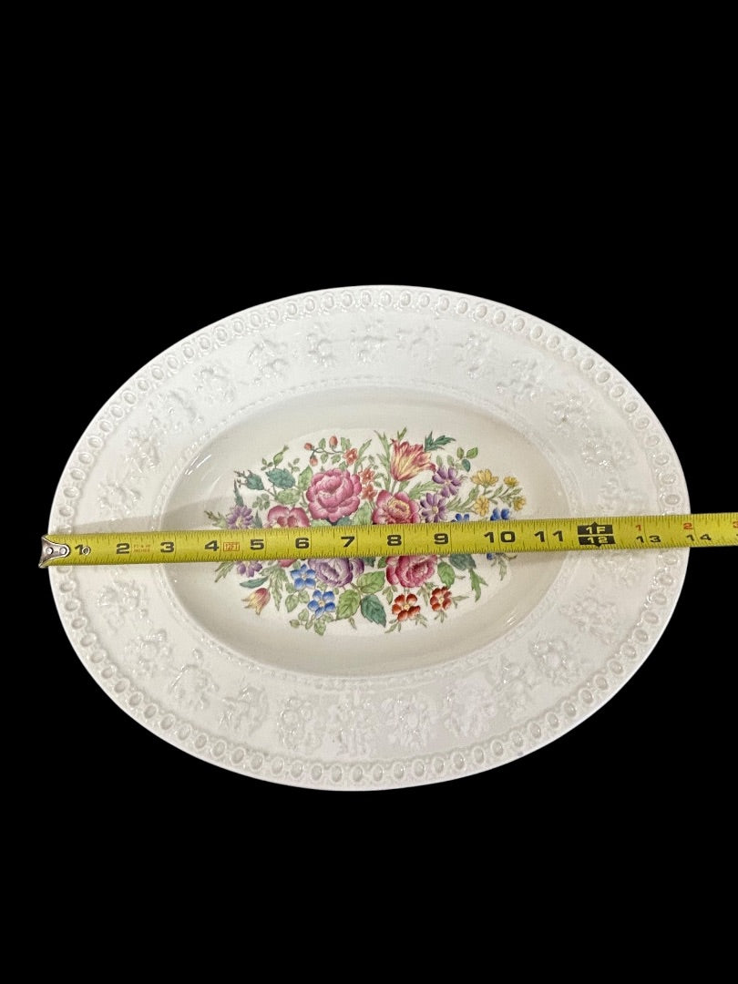 1940s Wellesley Wedgwood Ullswater China 14" Serving Platter