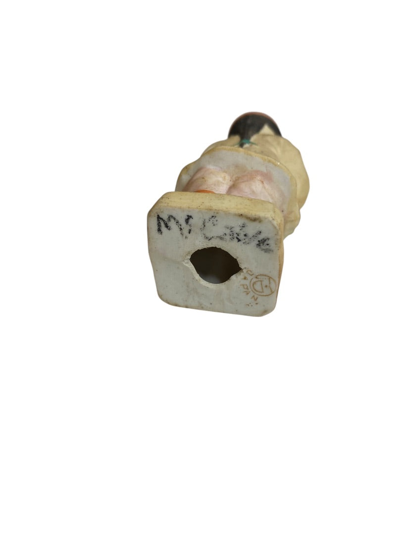 Vintage Japan Porcelain Figurine Man 4.25"