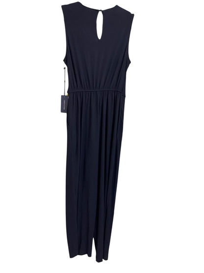 Size 4 Tommy Hilfiger New Navy Blue Sleeveless Womens Jumpsuit Pockets
