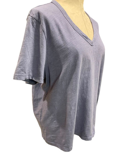 Size XL Universal Thread Purple Womens V-Neck Tshirt Short Sleeve