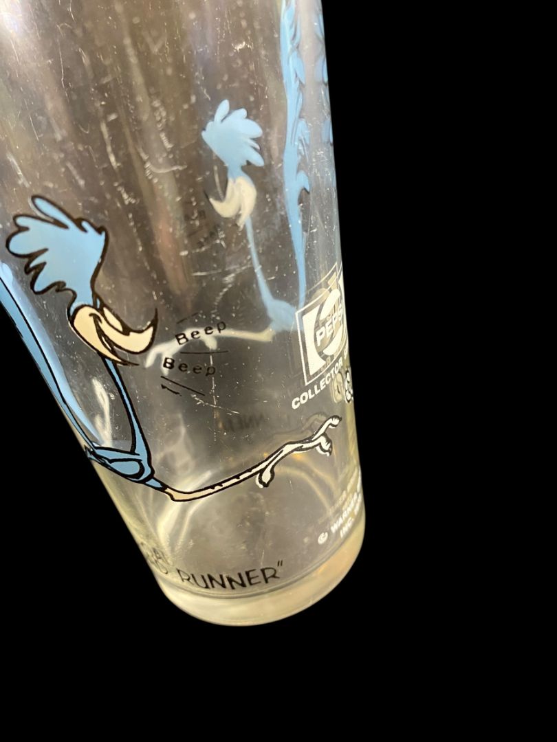 Road Runner Vintage Pepsi Collector Series Glass Warner Bros  1973