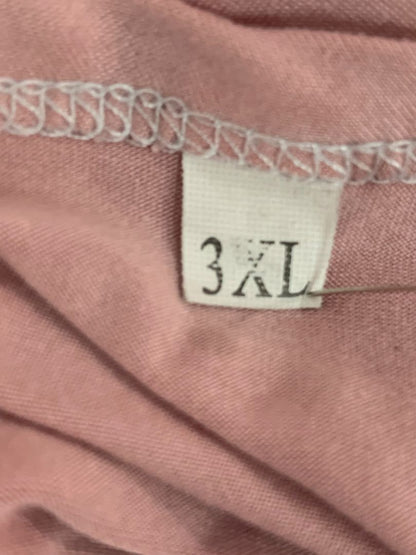 Size 3X Womens Pink Tshirt Sleep Shirt Super Soft Short Sleeve