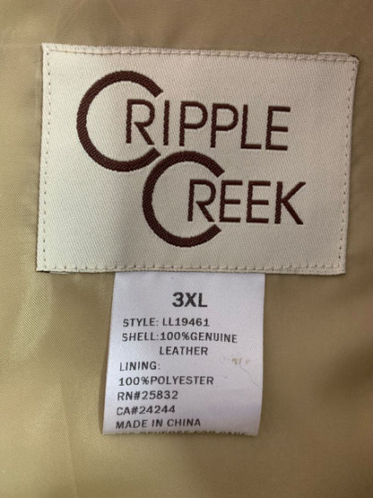 Size 3XL Cripple Creek Fringed Suede Miniskirt Tan New Western