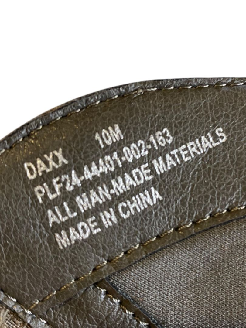 Size 10M Frye & Co Womens Daxx Boots Stacked Platinum Western