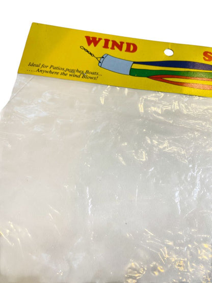 Vintage Windsock USA Patriotic Flag Boat New Old Stock Swivel Clip